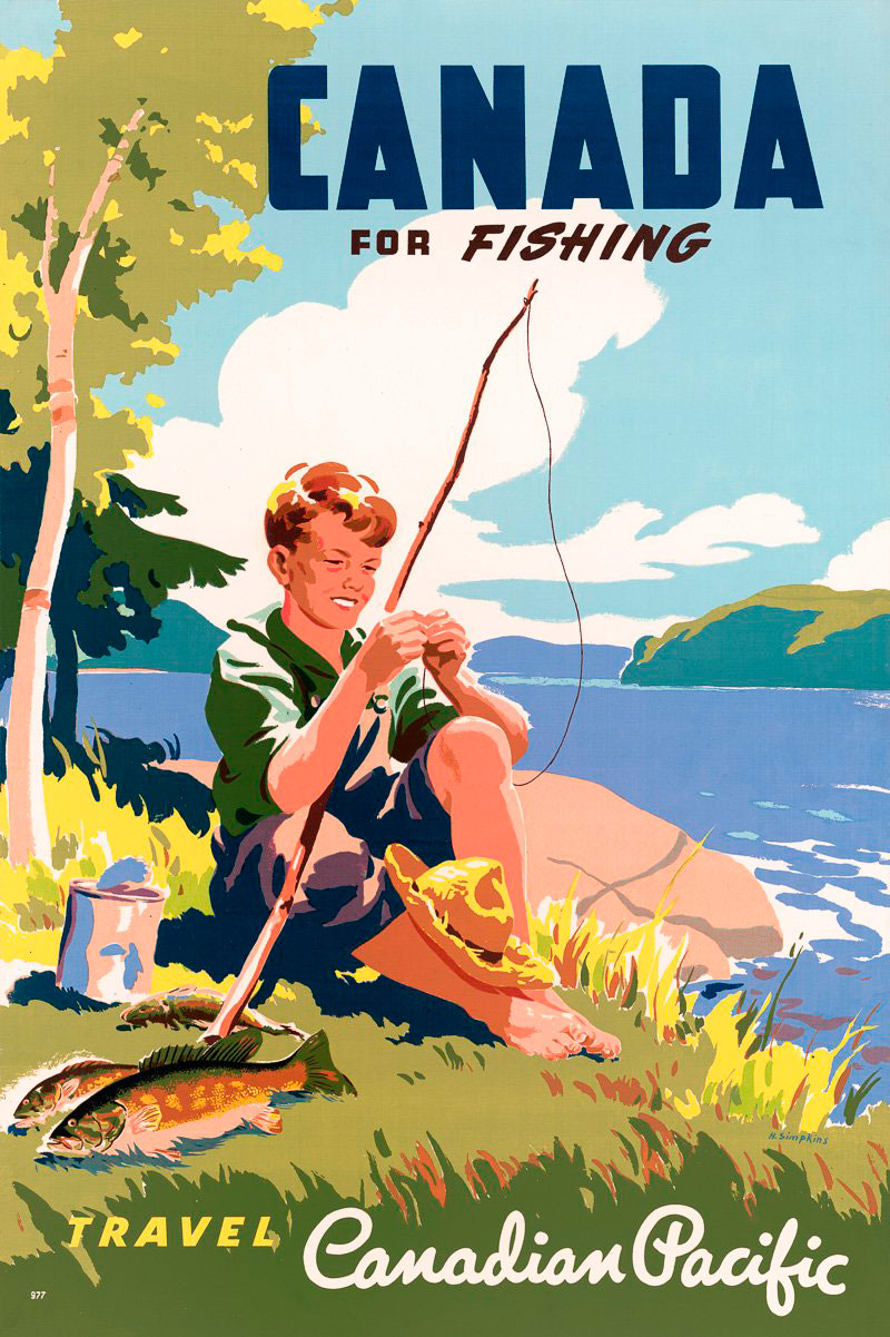 Canada for Fishing (В Канаду на рыбалку), 1940s 