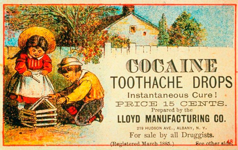 Cocaine Toothache drops (Кокакиновые капли от зубной боли) 