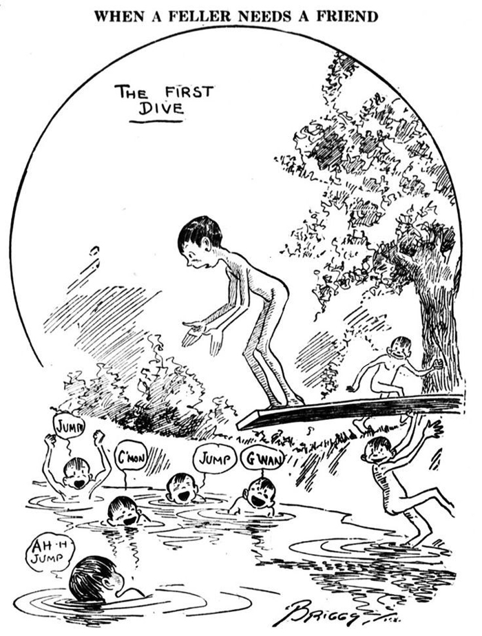 When a feller needs a friends' («Когда парню нужен друг») 