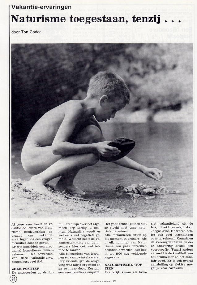 Naturisme toegestaan, tenzij... (Нудизм разрешен, за исключением...)