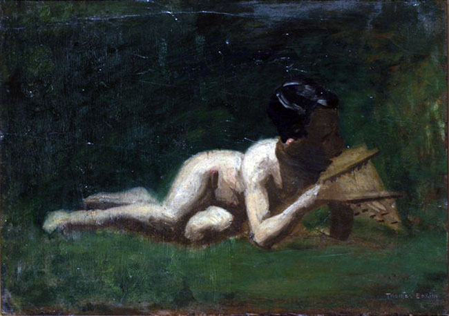 Boy Reclining (Лежащий мальчик, эскиз)