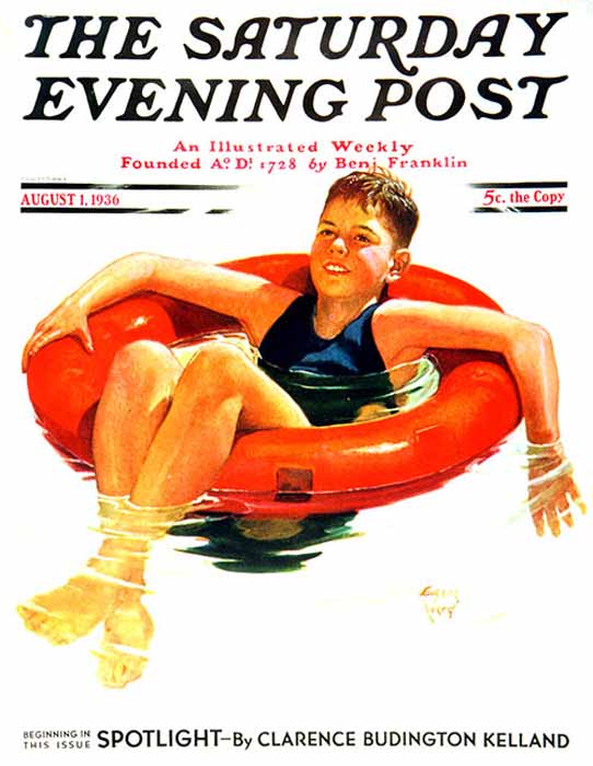 Boy in Inner Tube (Мальчик в автомобильной камере), August 1, 1936