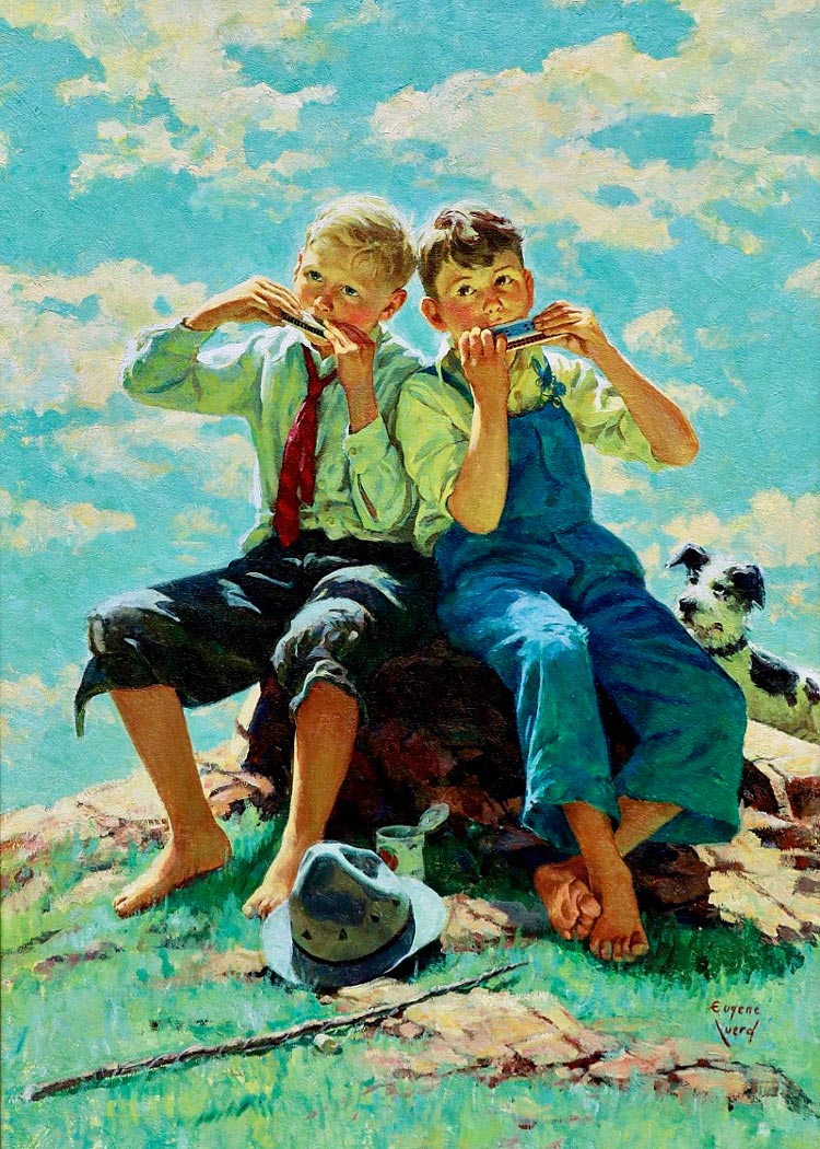 Harmonica Players (Играющие на гармонике), October 6, 1934