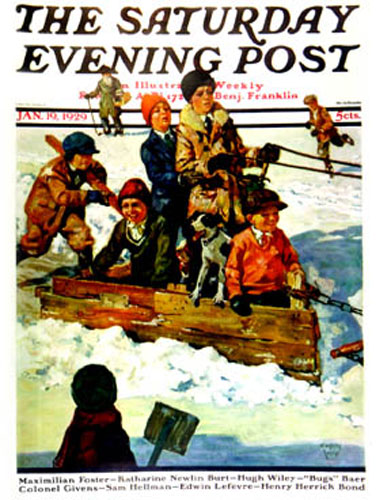 Homemade Sleigh (Самодельные сани), January 19, 1929