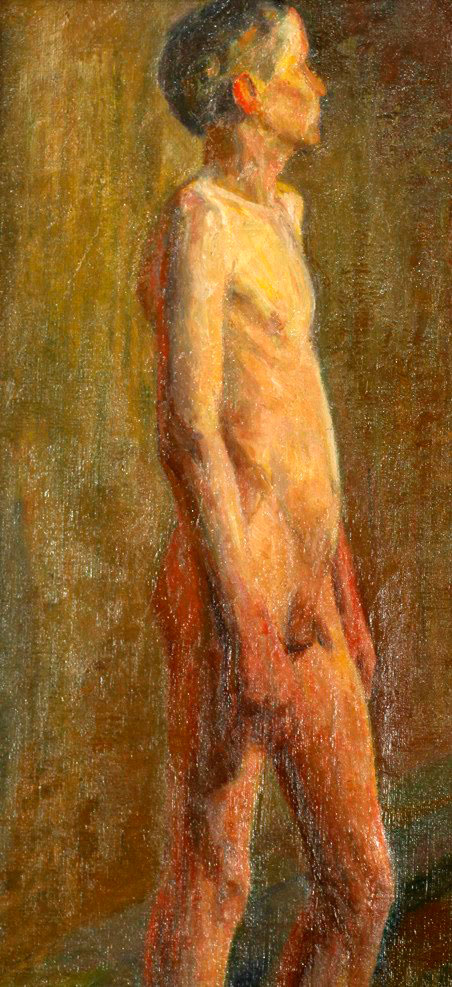 Standing nude boy (Стоящий нагой мальчик), c.1890-1920