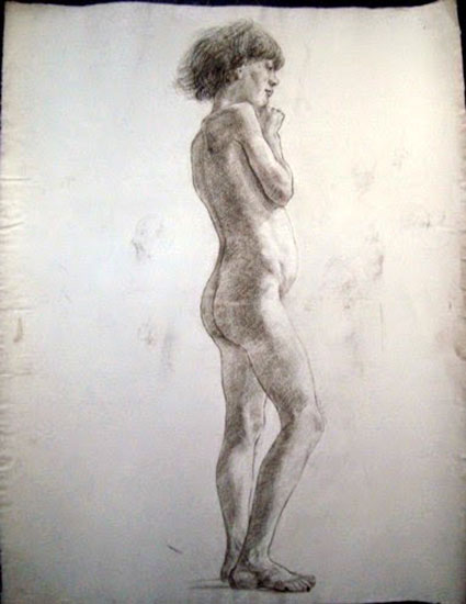 Academic Studies of Nude Boys (Академический эскиз нагого мальчика), 1890-1900