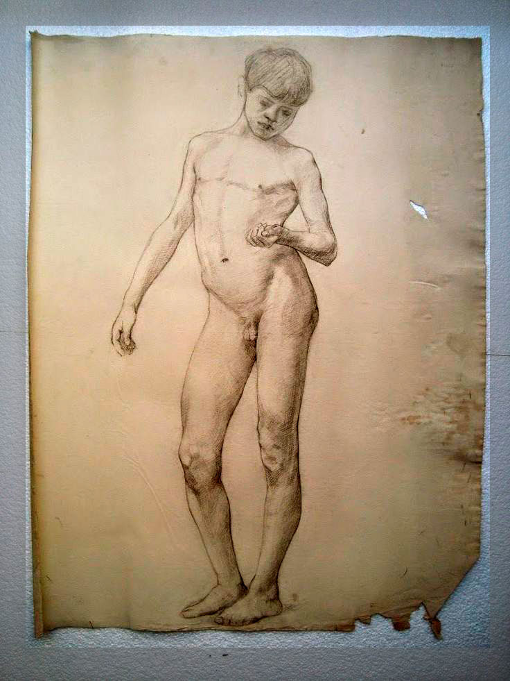 Academic Studies of Nude Boys (Академический эскиз нагого мальчика), 1890-1900