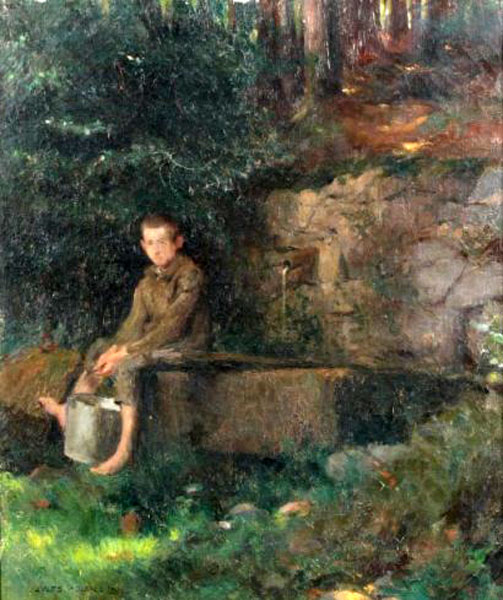 L'enfant à la fontaine (Ребёнок у фонтана), 1899