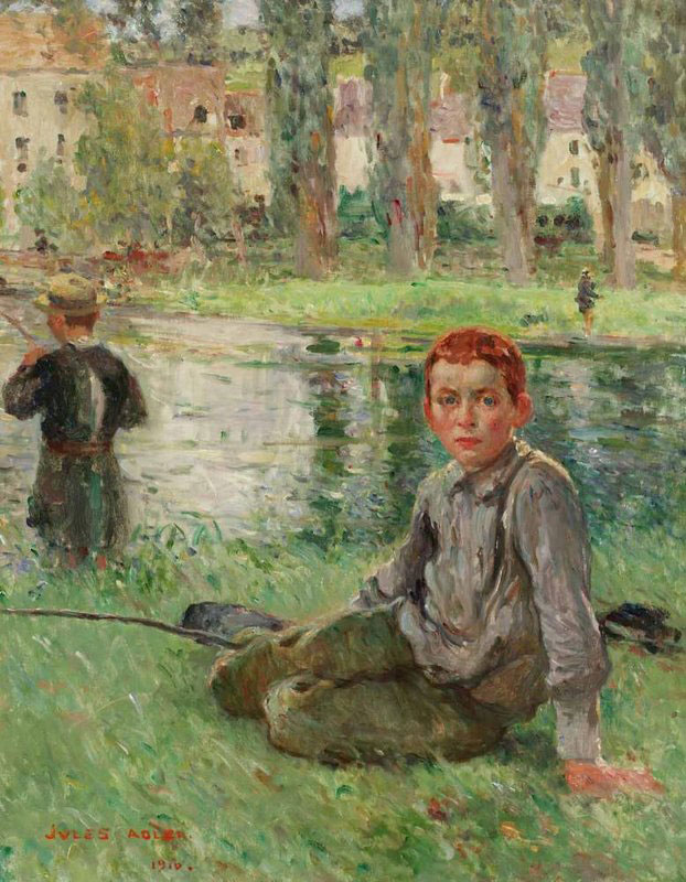 The Young Fisherman (Юный рыбак), 1910