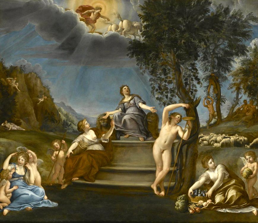 Cybèle et les Saisons, ou Allégorie de la Terre (Кибела и времена года, или Аллегория Земли), c.1630