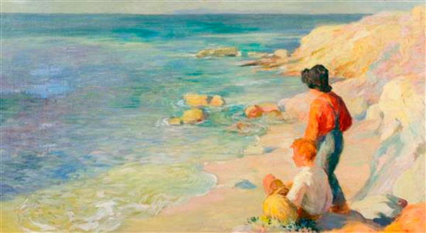 Boys at Laguna Beach, California (Мальчики в Лагуна Бич, Калифорния)