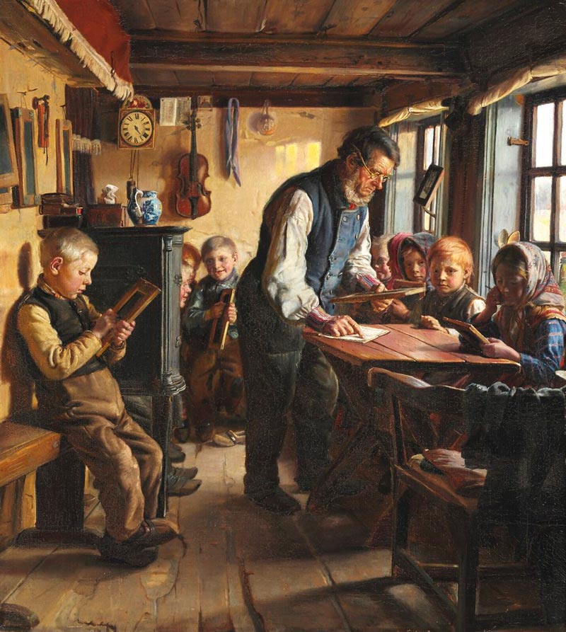 School for Young Children in Skagen (Школа для маленьких детей в Скагене), 1881