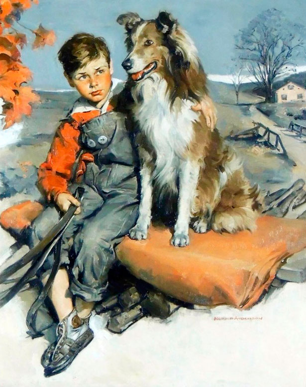 Boy with Dog (Мальчик с собакой)