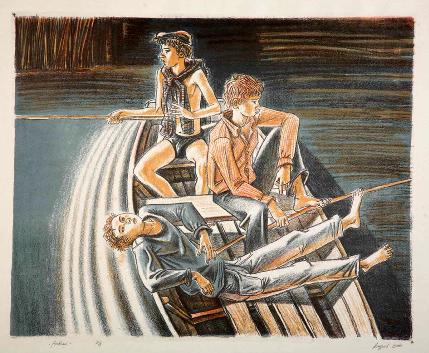 В лодке (In the boat), 1980
