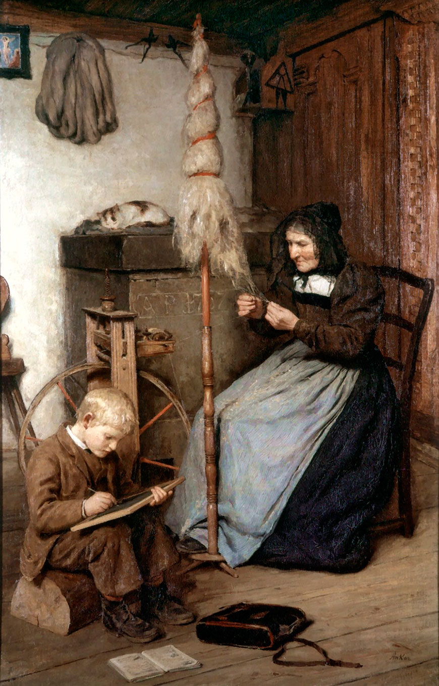 Die Arbeitsamen (Прилежный ученик), 1883