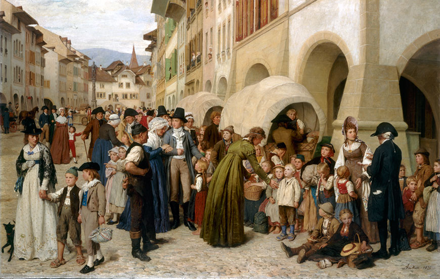 Landerkinder (Смотр детей), 1876