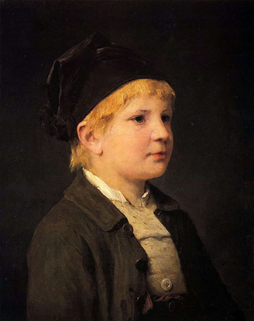 Portrait of a Young Boy (Портрет мальчика), c.1890