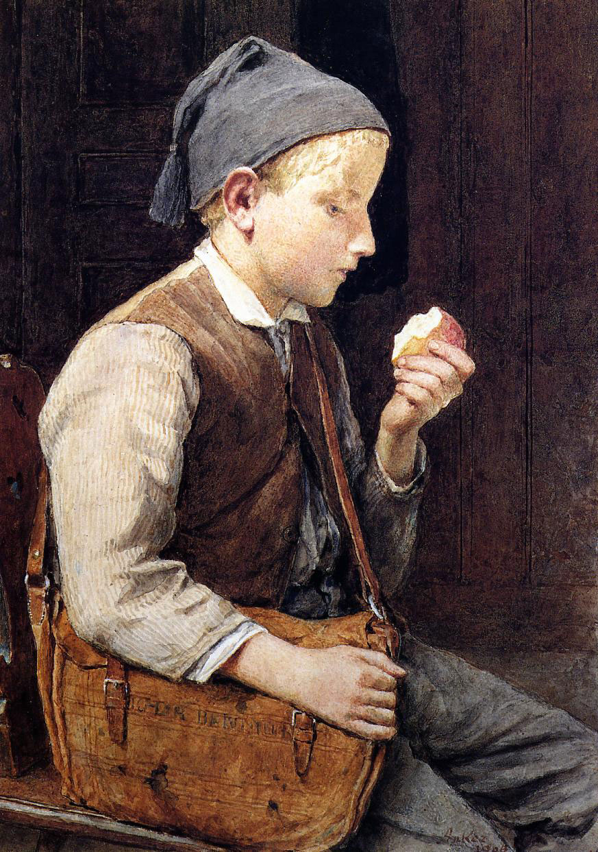 Boy Eating an Apple (Мальчик, поедающий яблоко), 1904