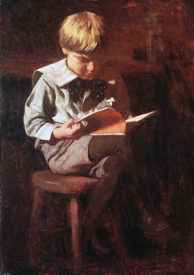 Ned Anschutz / Boy Reading (Нед Аншутц / Читающий мальчик)