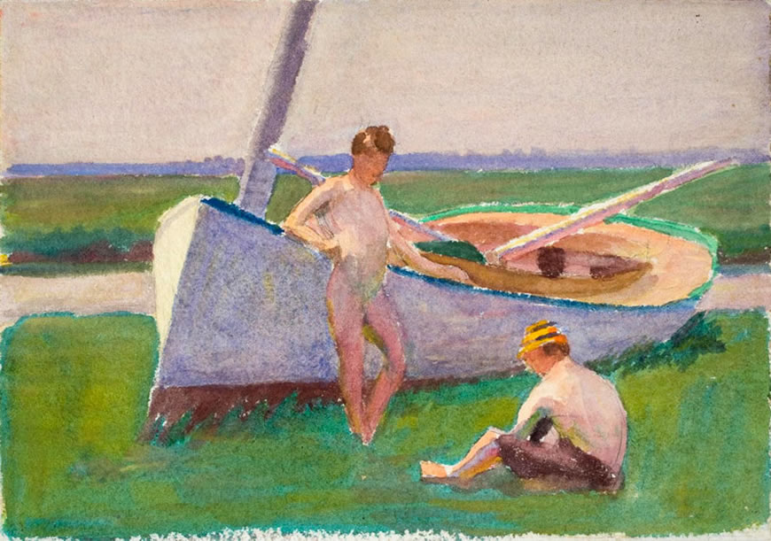 Two Boys by a Boat (Два мальчика у лодки), c.1894