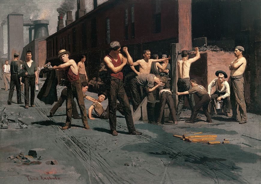 Ironworkers' Noontime (Полдень металлургов), 1880