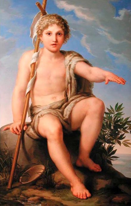 Saint John the Baptist Seated on a Rock (Св Иоанн Креститель, сидящий на скале), 1797