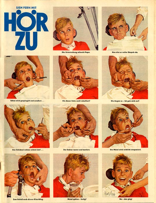 Boy at the dentist (Мальчик у дантиста), 1962