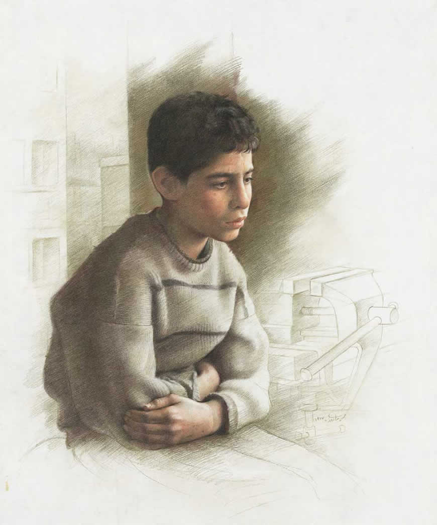 A youngling laborer (Юный рабочий)