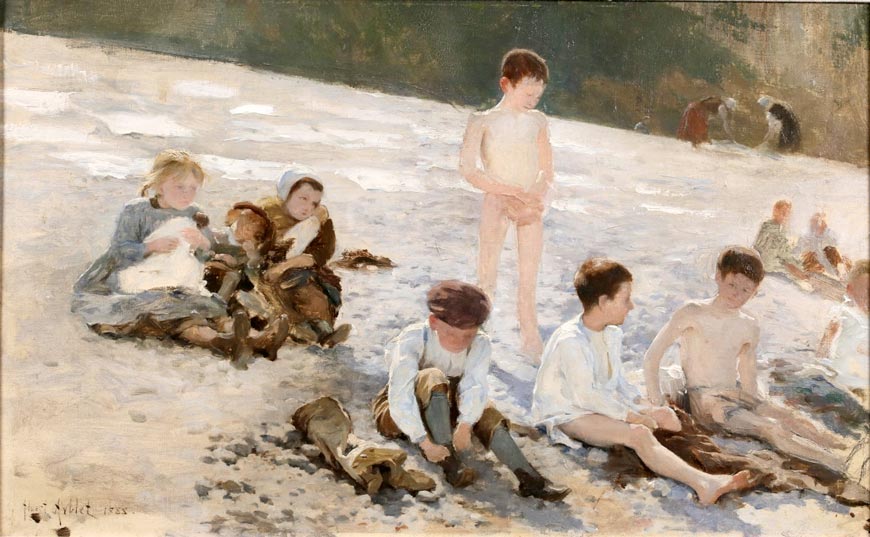 Enfants sur la plage (Дети на пляже)