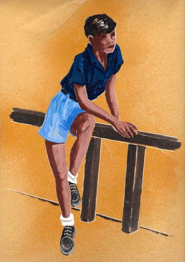 Sportif au repos (Спортсмен на отдыхе), 1957