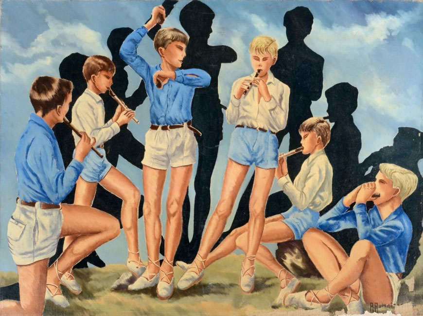 Joueurs de flûte scouts (Скаутские флейтисты), 1970s