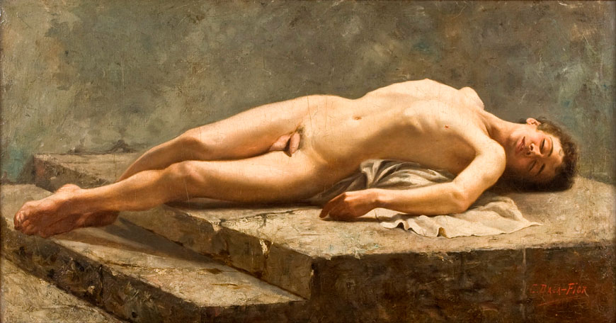 Desnudo reclinado (Нагой возлежащий), 1886