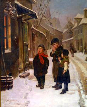 The Carol Singers (Певцы рождественских гимнов), 1867