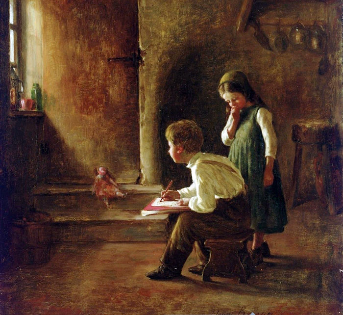 A Young Artist (Юный художник)