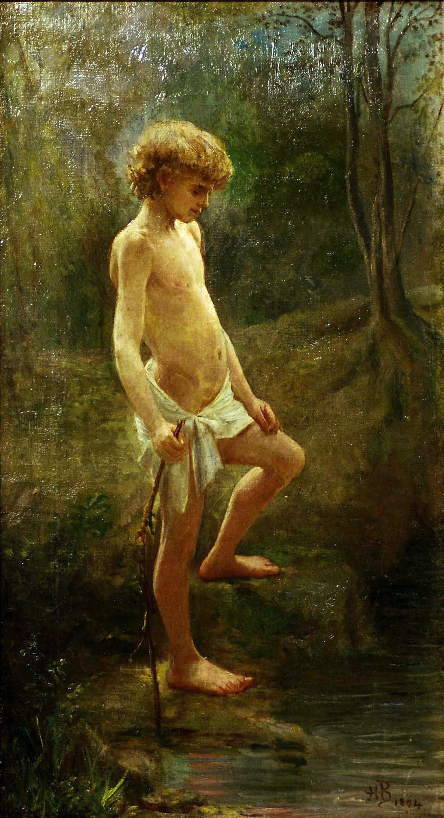 Young Thinker (Юный мыслитель), 1894