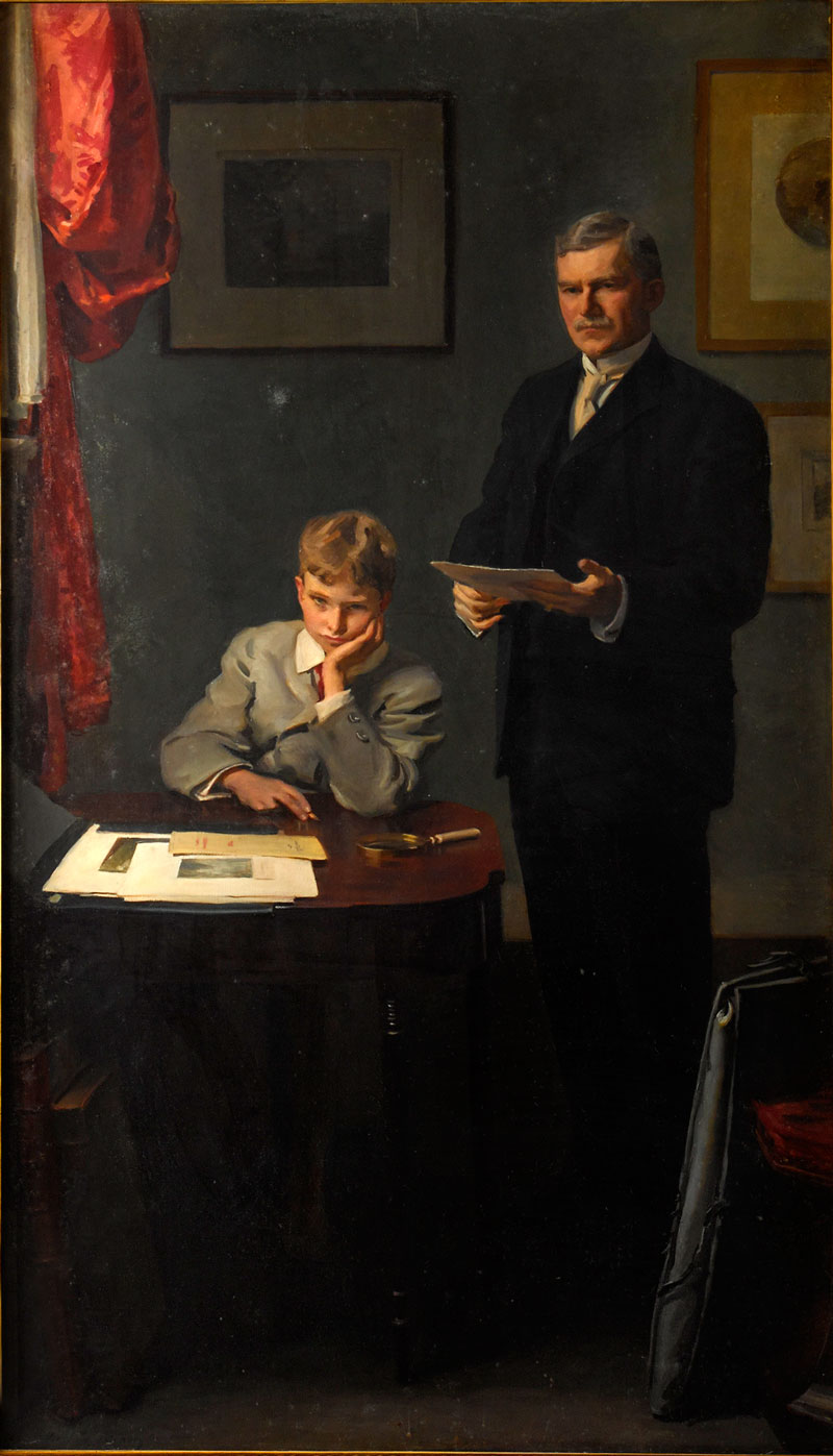 John Frederick Lewis and son, Alfred Baker Lewis (Джон Фредерик Льюис и сын Альфред Бейкер Льюис)