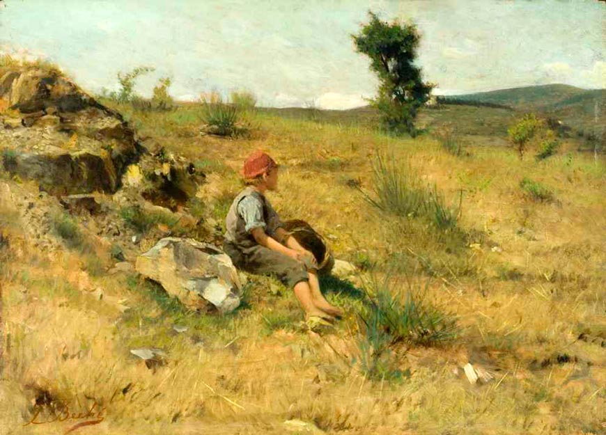 Bambino al sole (Ребенок на солнце), 1875