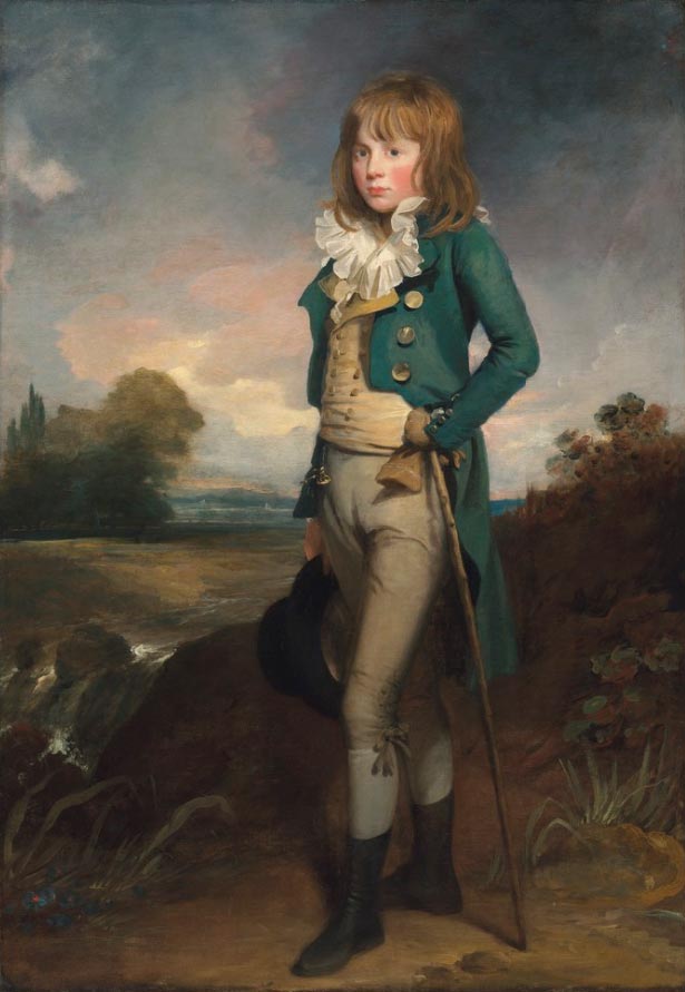 Portrait of James Ramsay Cooper, full-length, as a boy, in a green jacket (Портрет Джеймса Рамси Купера, в полный рост, в зеленом камзоле)