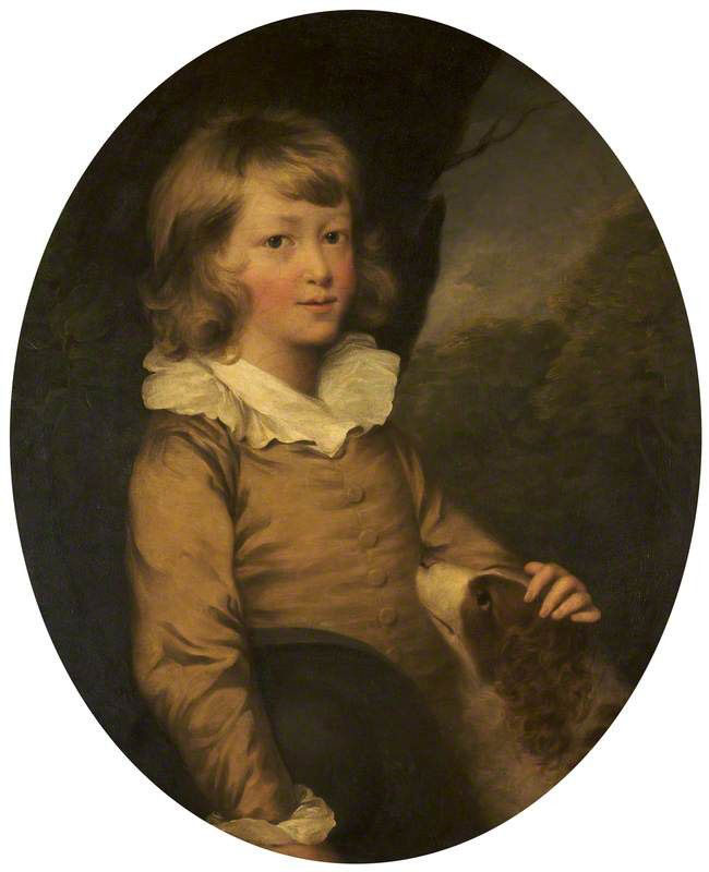 Portrait of an Unknown Boy with a Spaniel, Later the Reverend Harry Grey (Портрет неизвестного мальчика со спаниэлем, позже преподобный Гарри Грей), 1785