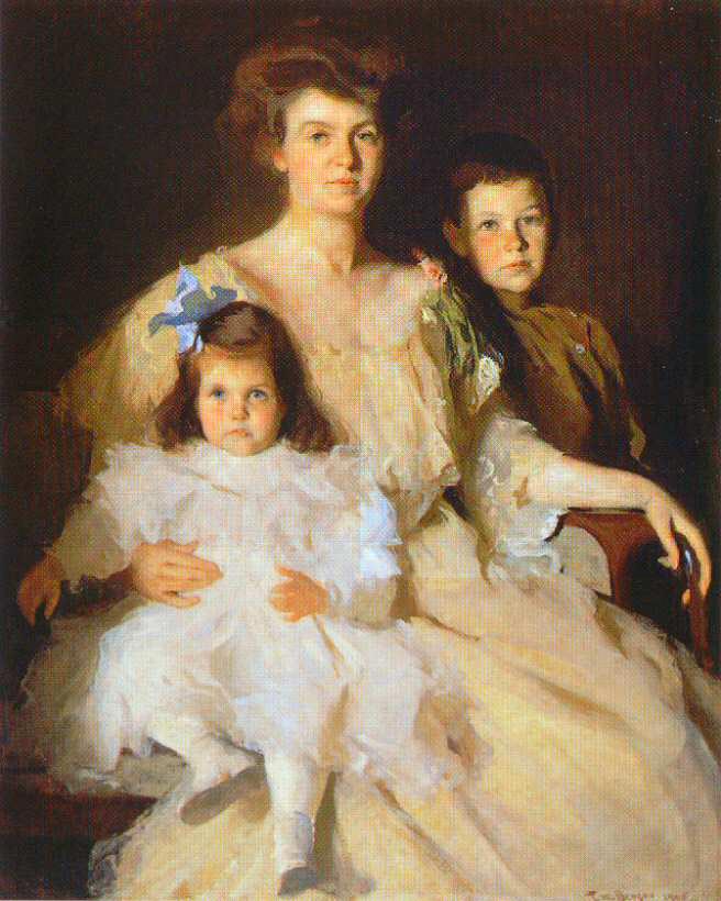 Mrs Robert Jones Clark and Children (Миссис Роберт Джонс и её дети)