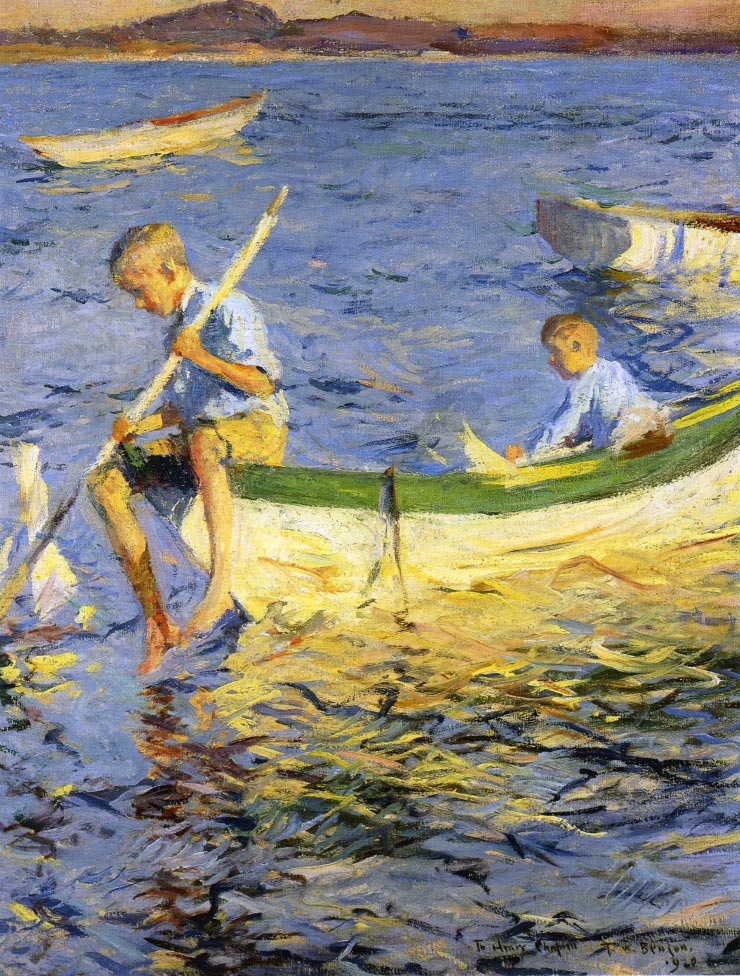 Boating at Vinalhaven (На лодке в Виналхевене), 1920 Private collection