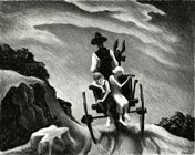 Goin Home (Возвращение домой), 1937 litograph/литография