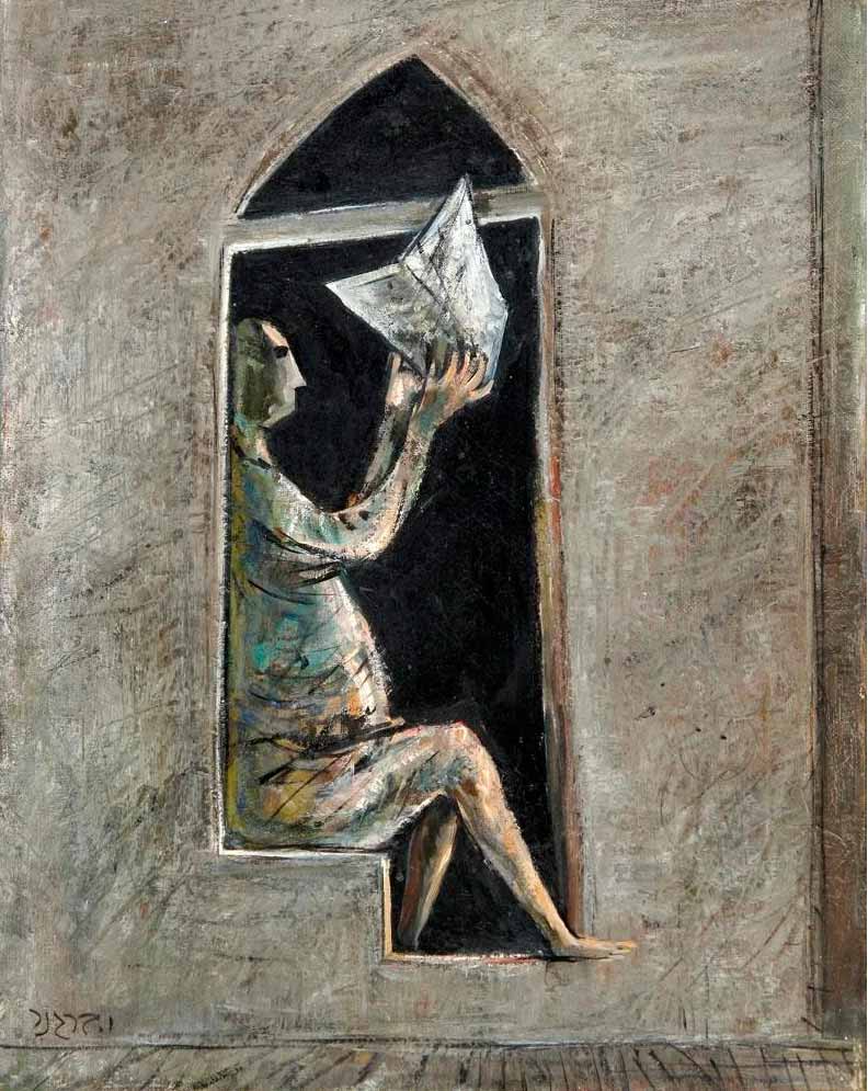 Boy at the window (Мальчик у окна), 1950s