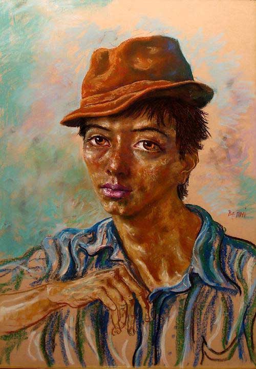 Joven con sombrero (Парень в шляпе), 1981