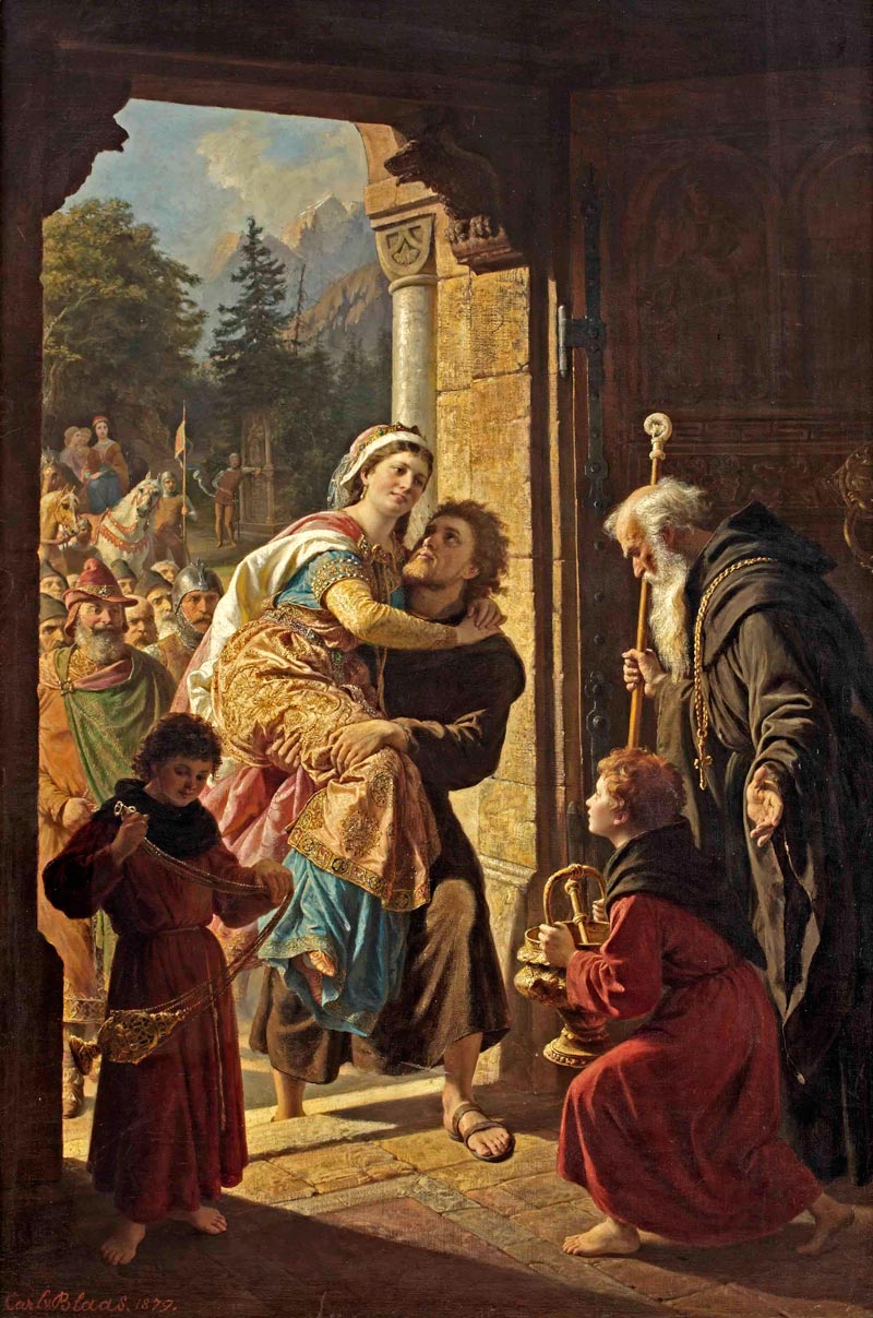 The monk's ruse (Уловка монаха), 1879