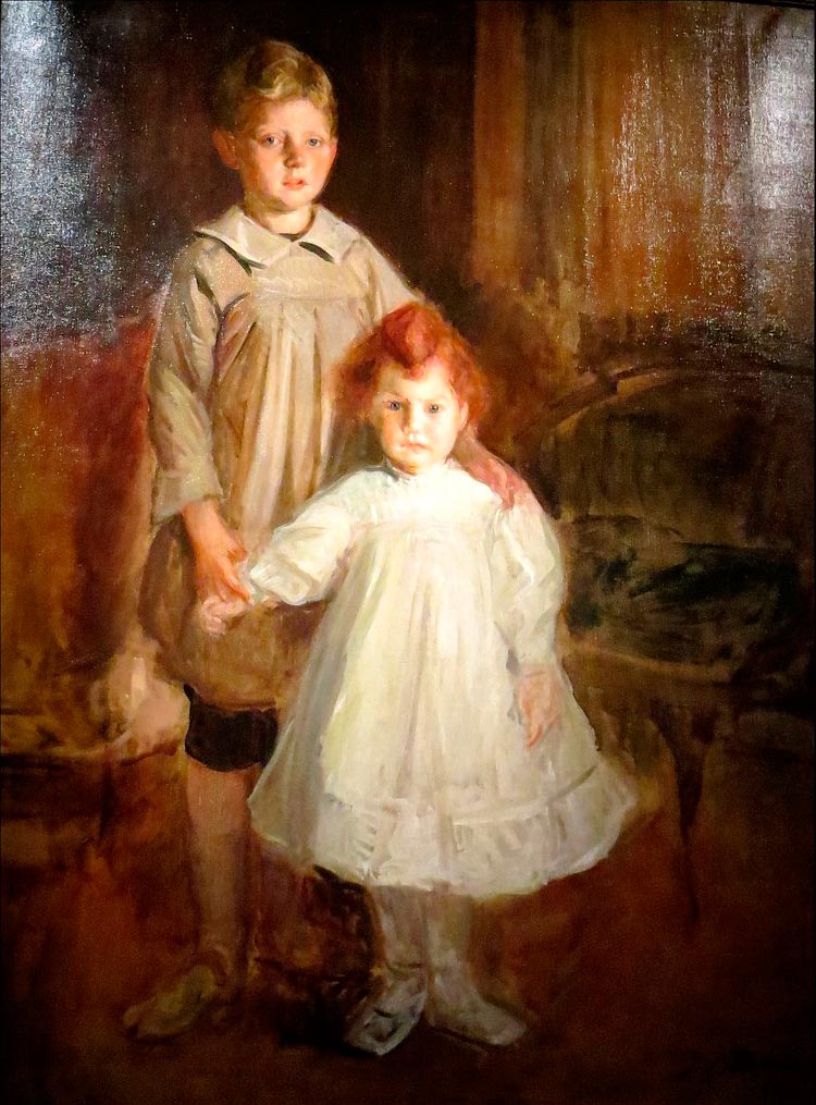 The Mallet children, Andre and Pascaline (Дети семьи Мале, Андре и Паскуалина), 1906