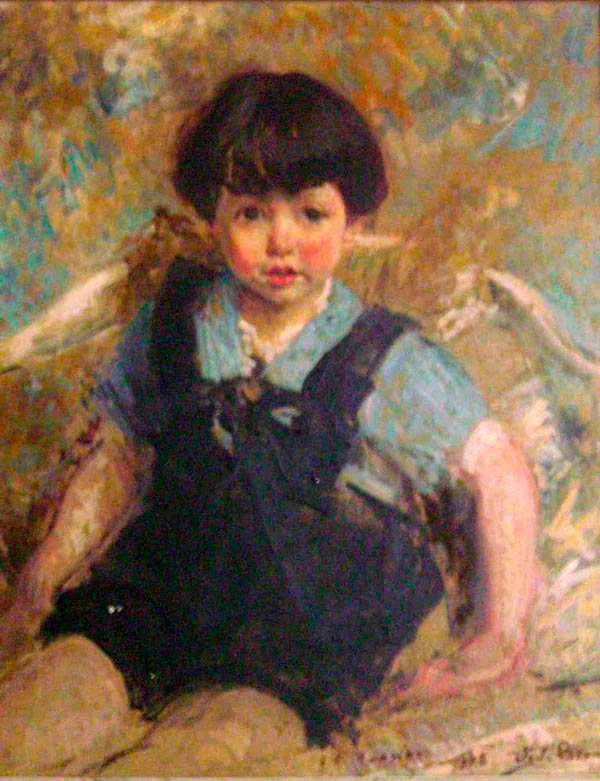 Portrait de Claude Mauriac enfant (Портрет Клода Мориака в детстве)