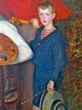 Le peintre Thaulow et ses enfants (Художник Таулов и его дети), 1895 detail/фрагмент