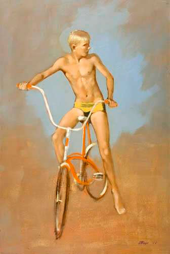 Boy on a Sting Ray Bike (Мальчик на велосипеде СтингРей), 1966