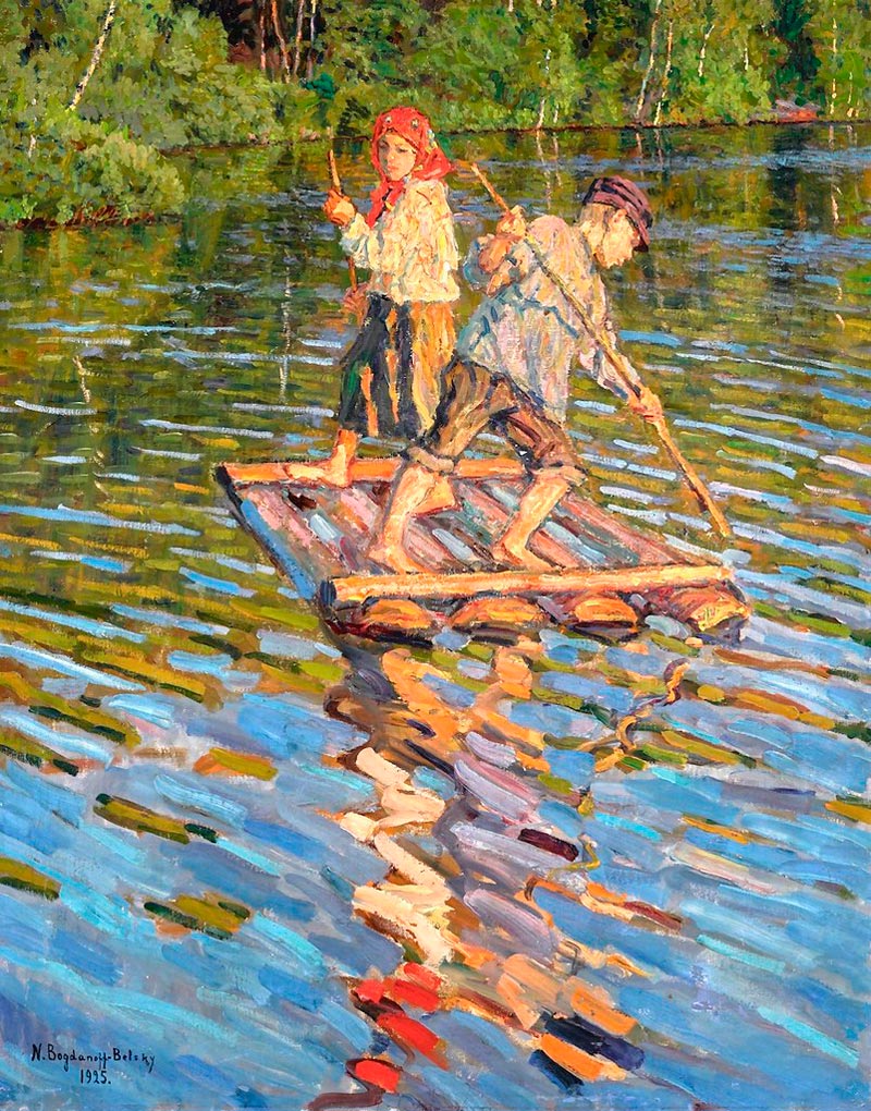 Дети на плоту (Children on a Raft), 1925